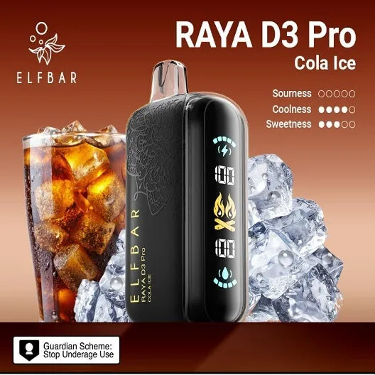 Elf Bar Raya D3 Pro 30K – Cola Ice - Vape Shop Inodre
