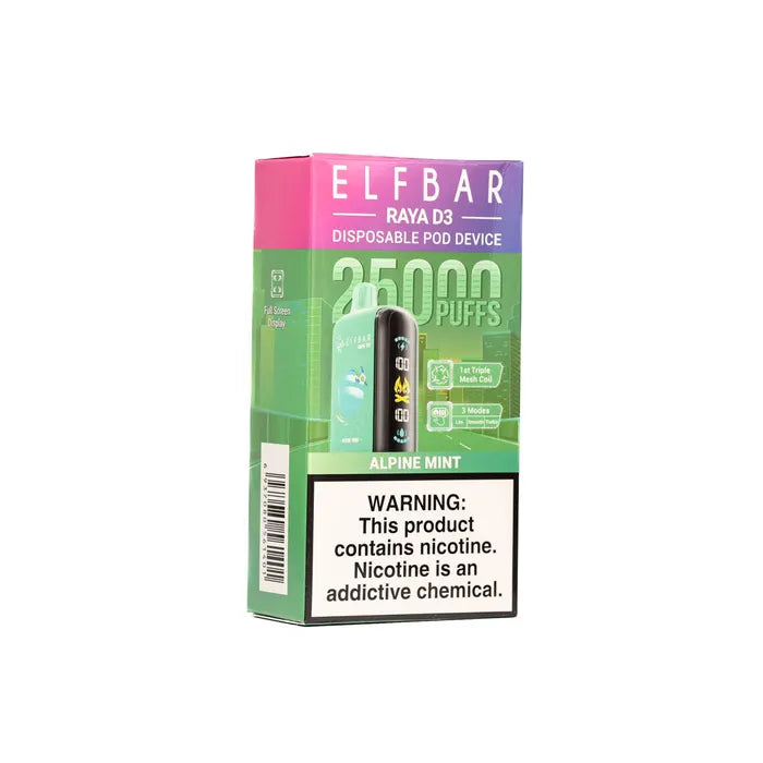 Elf Bar Raya D3 – Alpine Mint – 25000 - Vape Shop Inodre