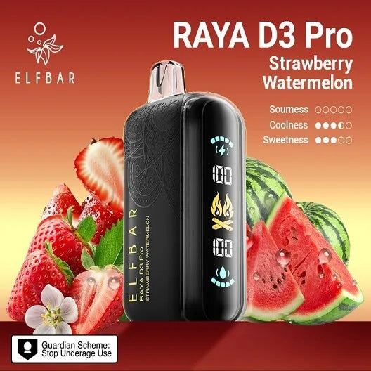 Elf Bar Raya D3 Pro – Strawberry Watermelon - Vape Shop Inodre