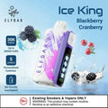 Elf Bar Ice King – Blackberry Cranberry – 30K - Vape Shop Inodre