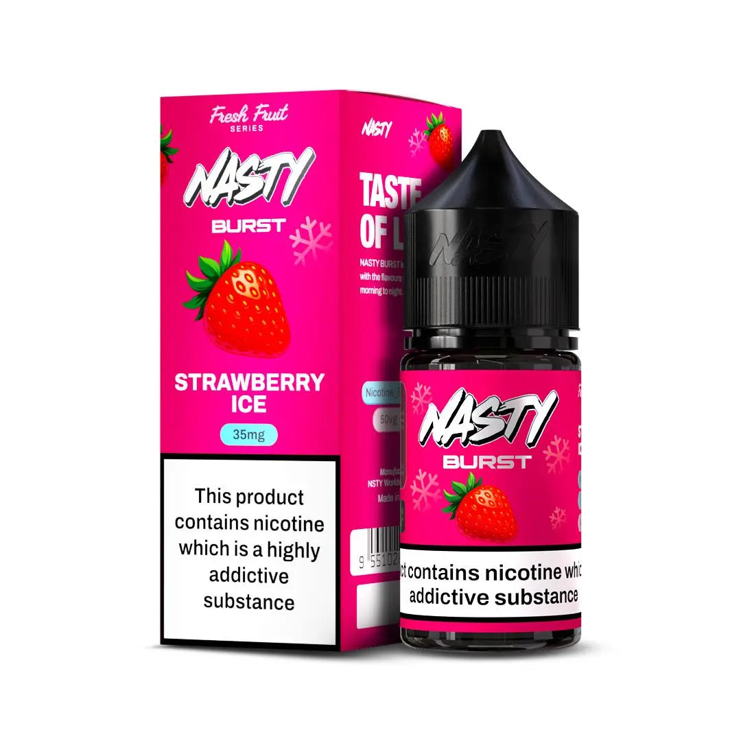Nasty Burst Nic salts – Strawberry ice - Vape Shop Inodre