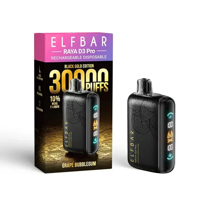 Elf Bar Raya D3 Pro 30 K – Grape Bubblegum - Vape Shop Inodre