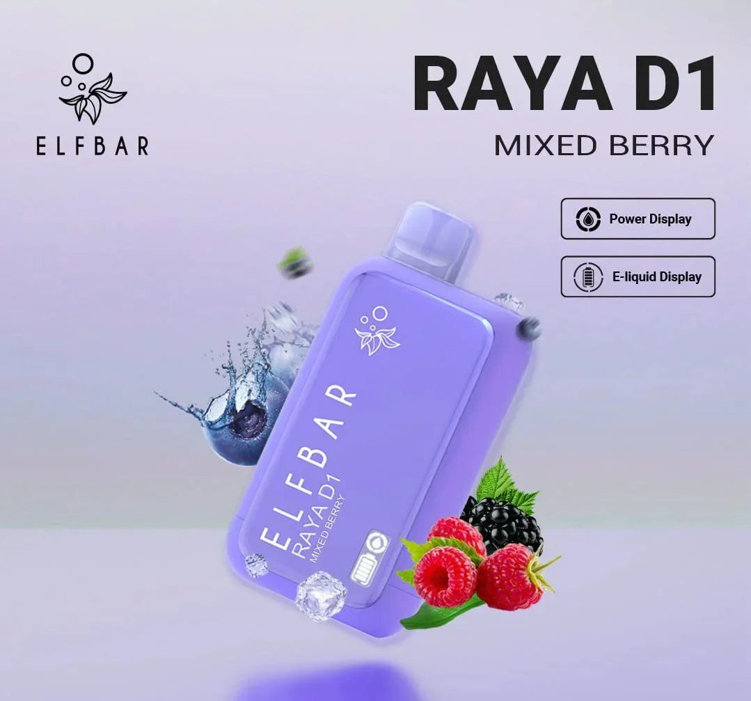 ELF BAR RAYA D1 – Mixed Berry - Vape Shop Inodre